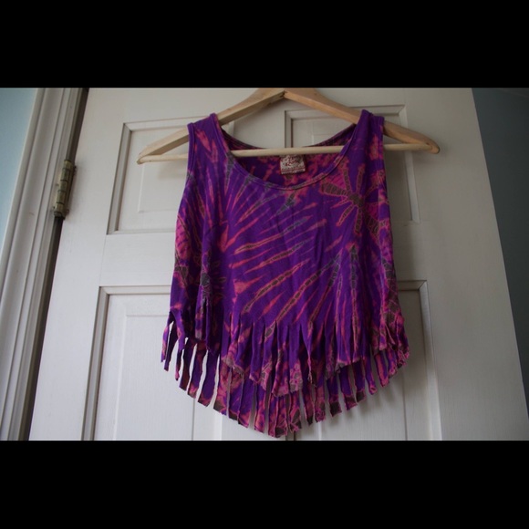 Hippie Fray Crop - Picture 1 of 2